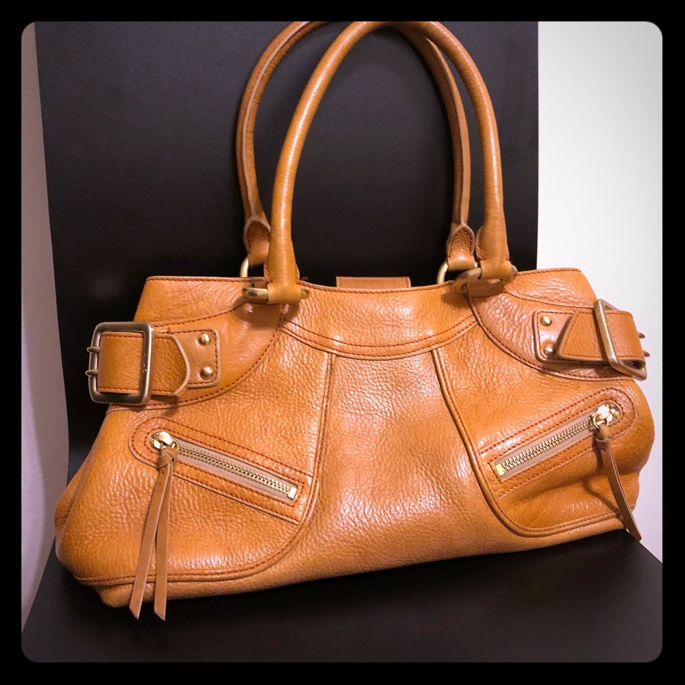DKNY leather bag and FREE Dooney and Burke case